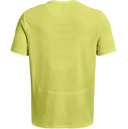 UNDER ARMOUR SEAMLESS STRIDE T-SHIRT - YELLOW