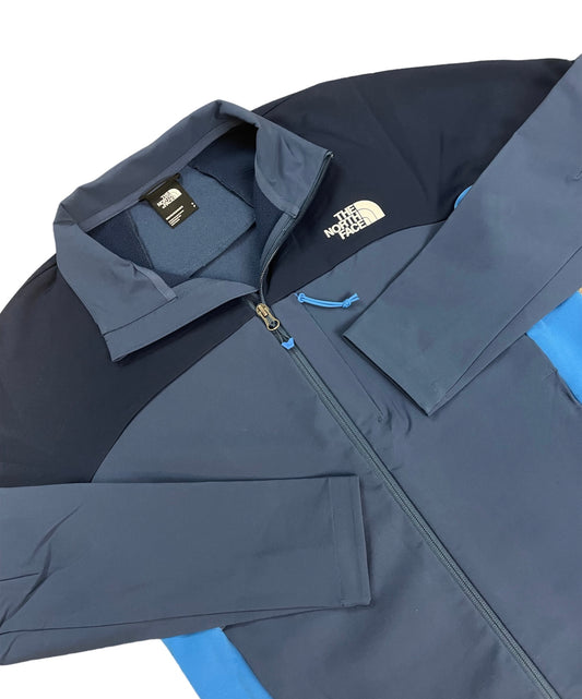 THE NORTH FACE HYBRID SOFT SHELL FULL ZIP JACKET - BLUE