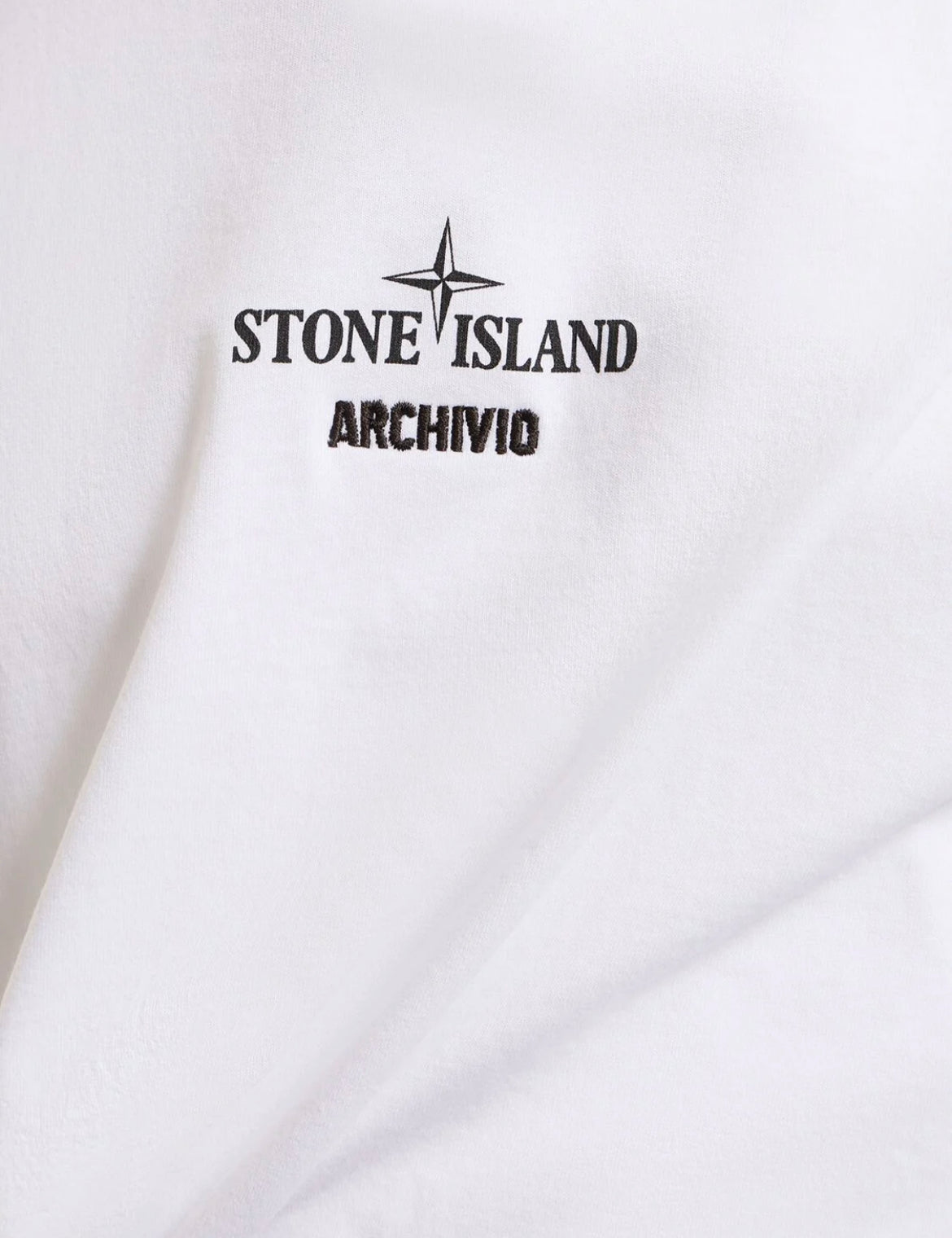 STONE ISLAND ARCHIVIO PRINT LOGO T-SHIRT - WHITE
