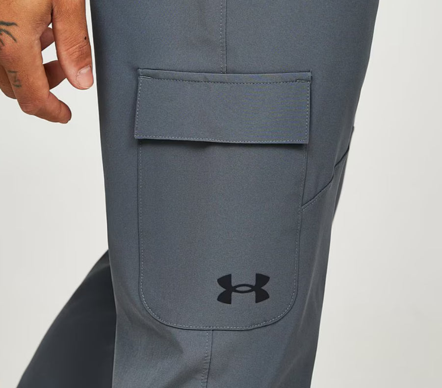 UNDER ARMOUR STRETCH CARGO BOTTOMS - GREY