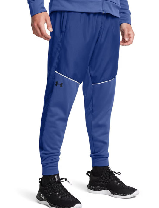 UNDER ARMOUR STORM RUN TRACKSUIT BOTTOMS - BLUE