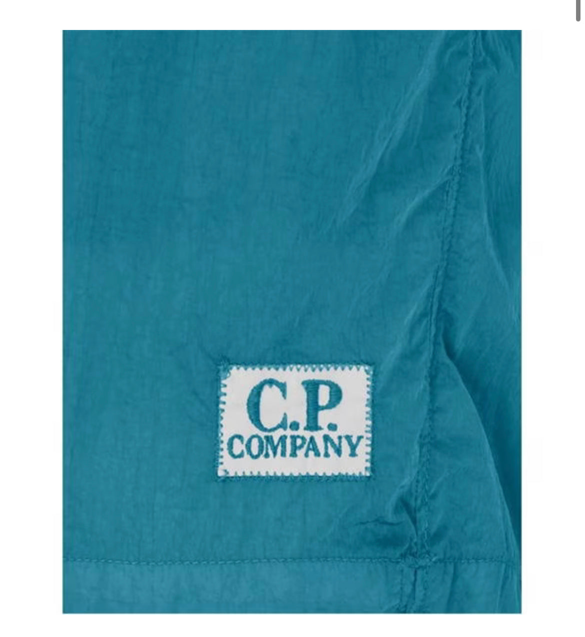 C.P. COMPANY CHROME R SWIM SHORTS - TILE BLUE