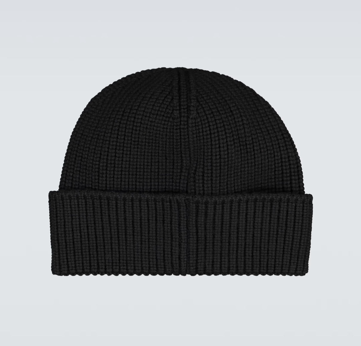 CANADA GOOSE WOOL BEANIE HAT - BLACK