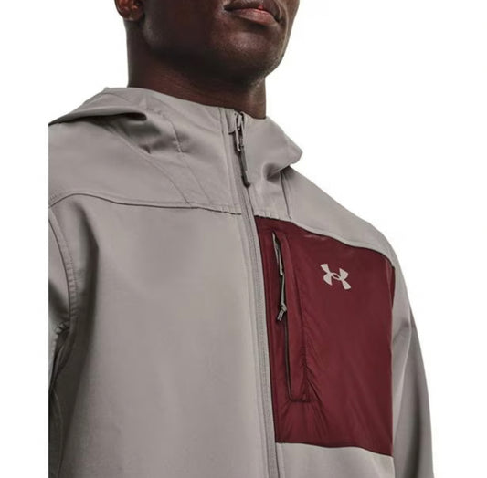 UNDER ARMOUR SOFT SHELL STORM JACKET - GREY