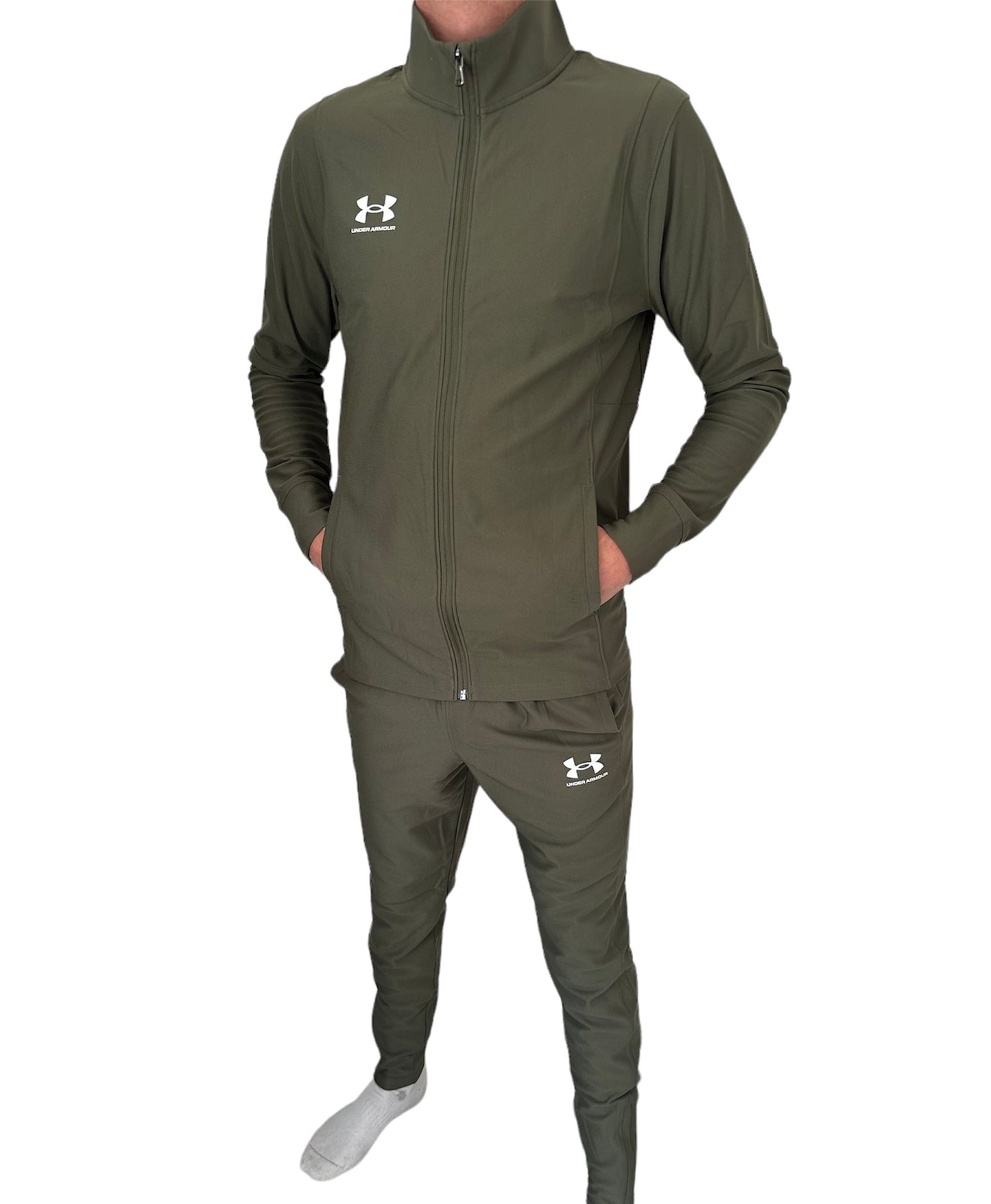 UNDER ARMOUR CHALLENGER FULL TRACKSUIT - MARINE GREEN