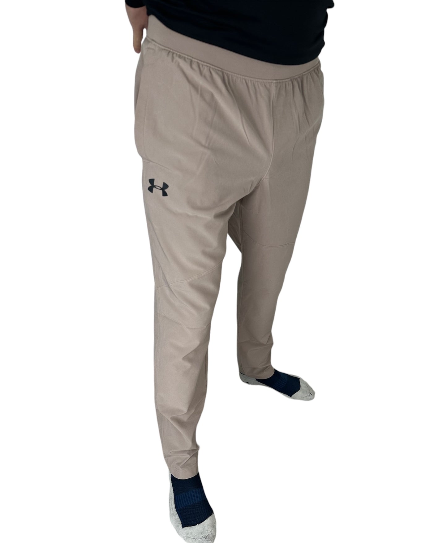 UNDER ARMOUR STRETCH WOVEN JOGGING PANTS - BROWN
