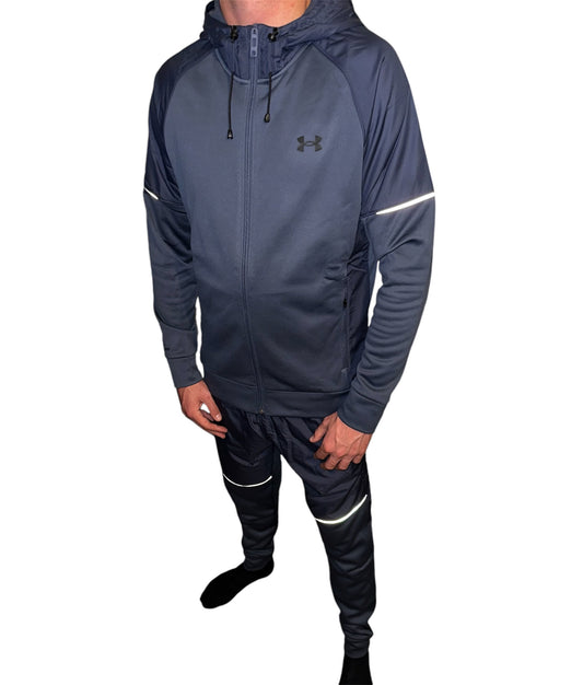 UNDER ARMOUR STORM RUN FULL TRACKSUIT - SLATE GREY