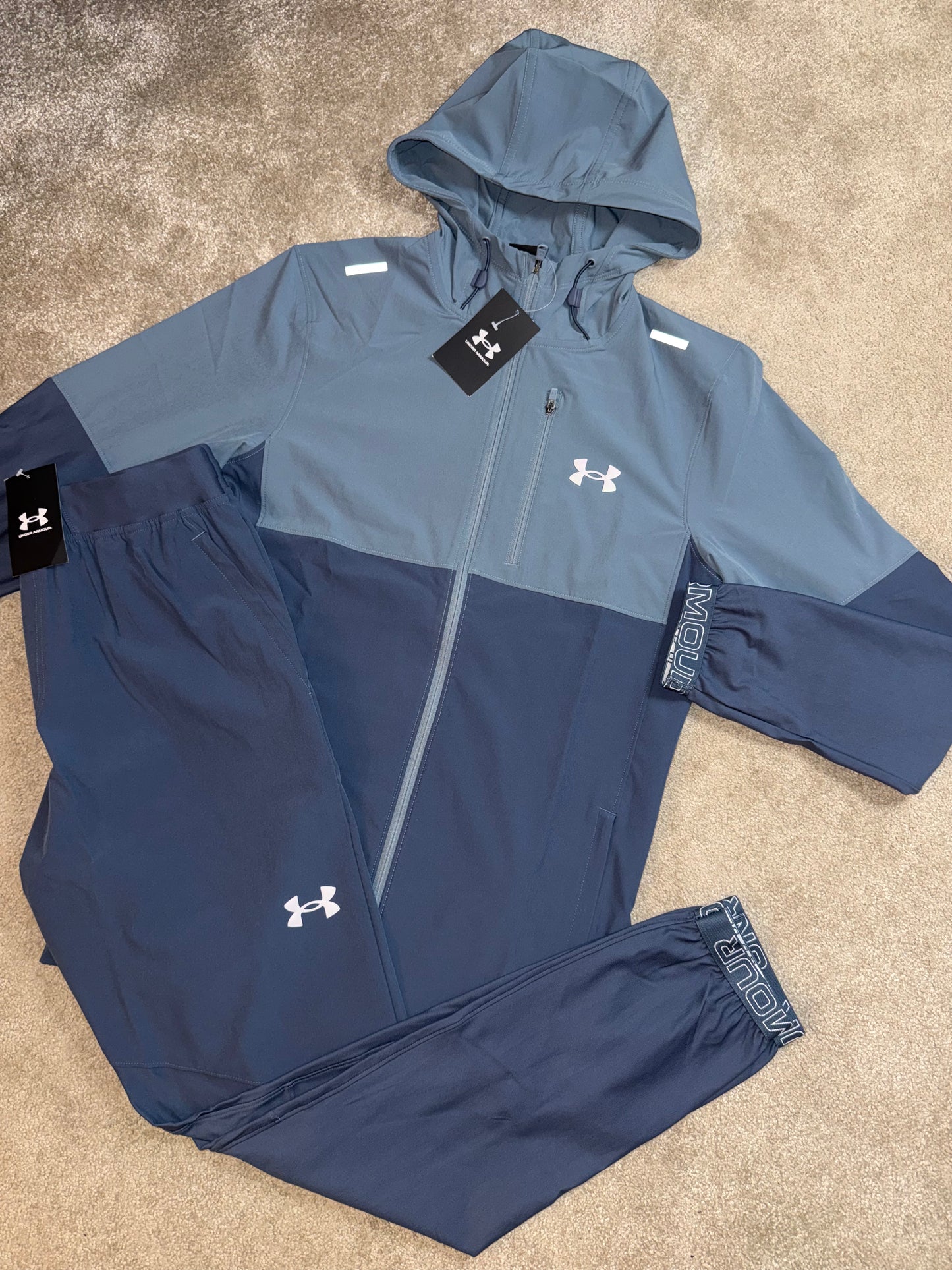 UNDER ARMOUR FULL TRACKSUIT - GREY