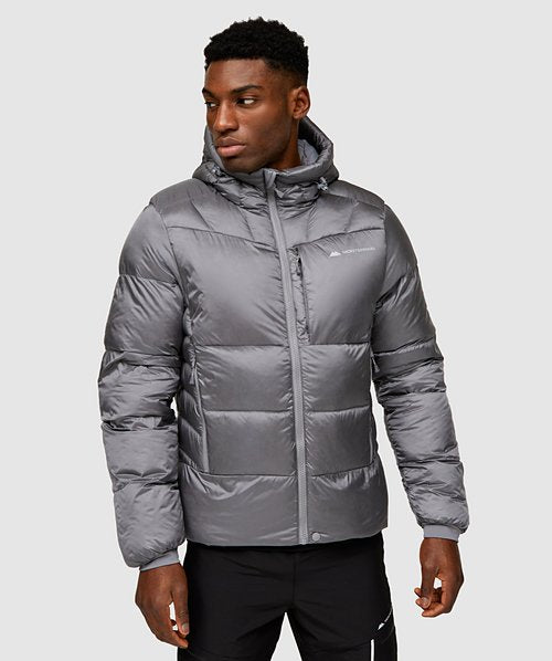 MENS MONTERRAIN DOWN PUFFER JACKET - GREY