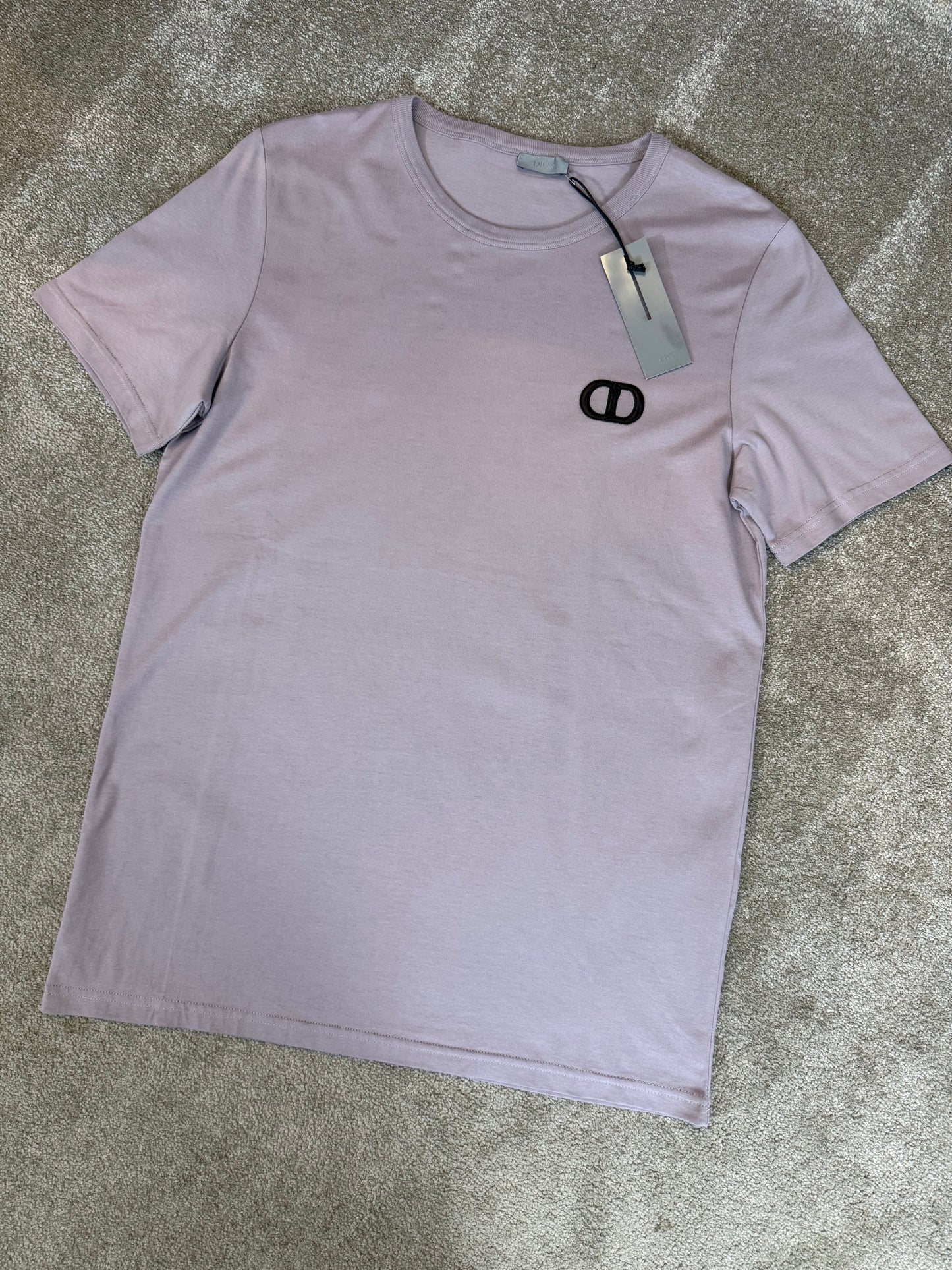 CHRISTIAN DIOR CD ICON LOGO T-SHIRT - ROSE VIOLET – SGN CLOTHING