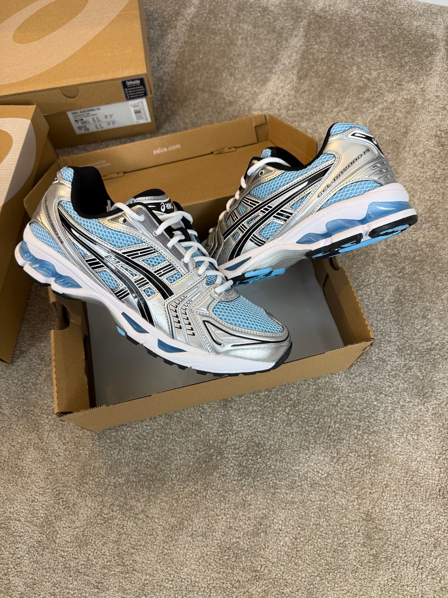 ASICS GEL KAYANO 14 TRAINERS - ARCTIC SKY BLUE
