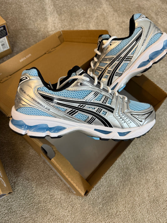 ASICS GEL KAYANO 14 TRAINERS - ARCTIC SKY BLUE