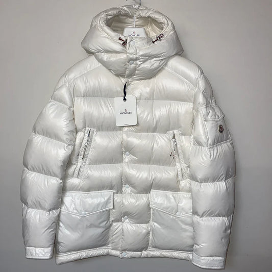 MONCLER CHIABLESE DOWN PUFFER JACKET - WHITE