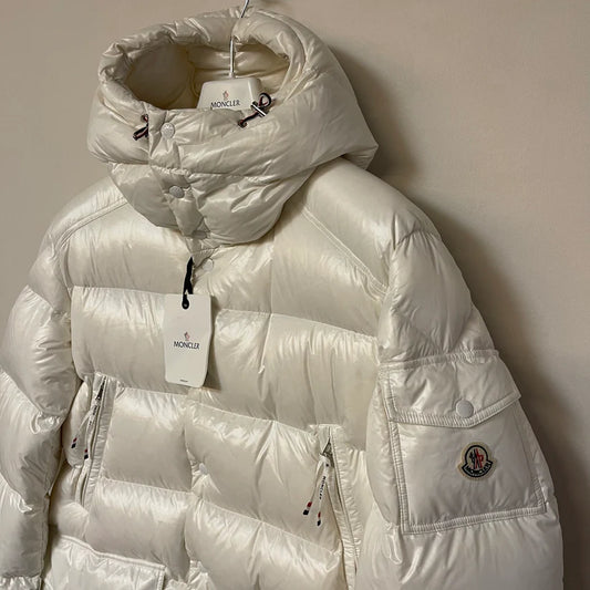 MONCLER CHIABLESE DOWN PUFFER JACKET - WHITE
