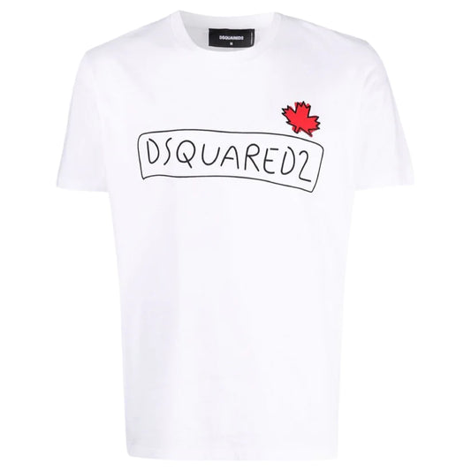 DSQUARED2 LOGO TSHIRT - WHITE