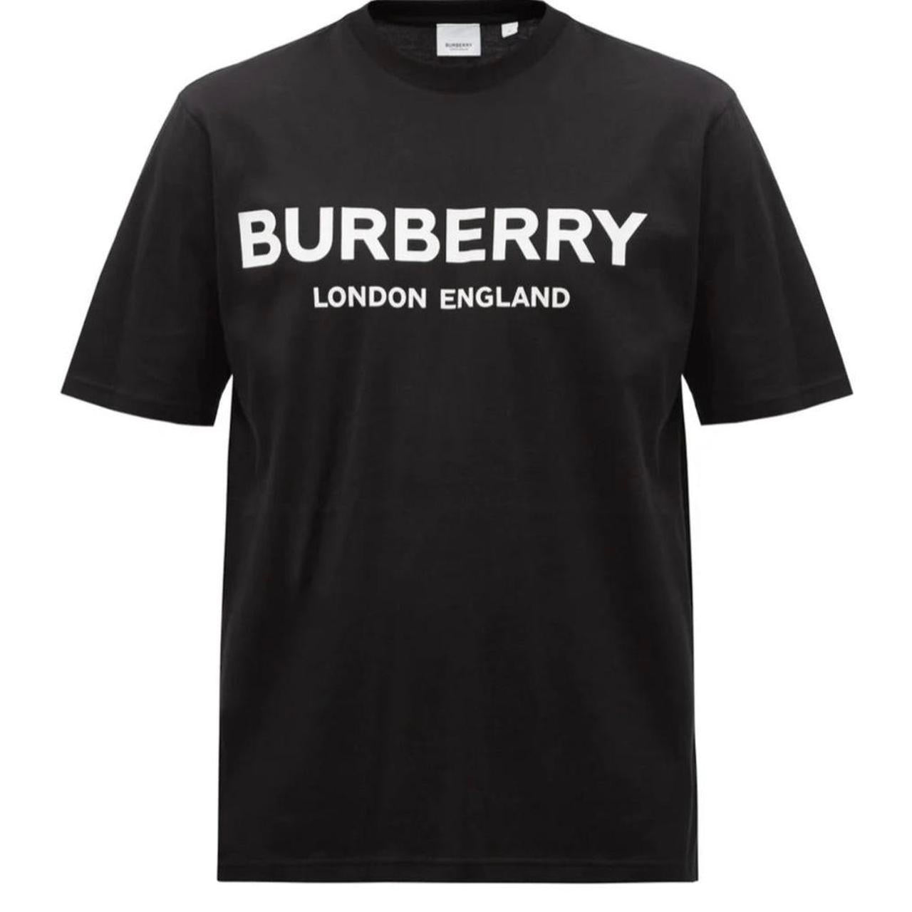 BURBERRY LONDON ENGLAND TSHIRT & SHORTS FULL SET - BLACK / BEIGE