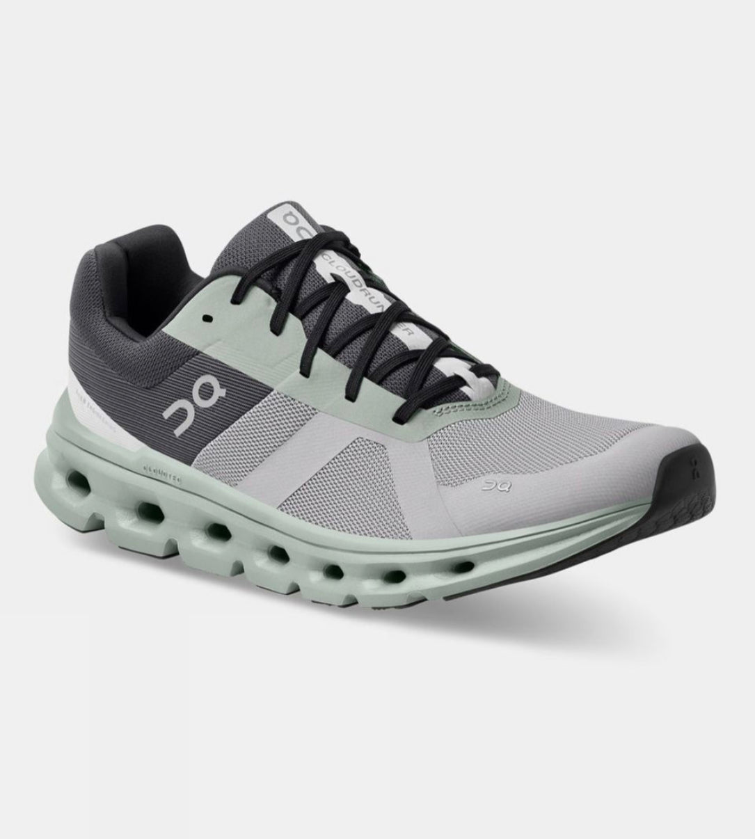 ON RUNNING CLOUDRUNNER SNEAKERS - GREY / MOSS