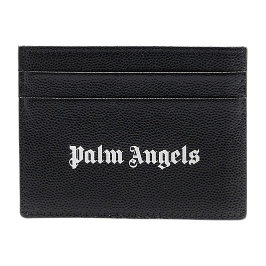 PALM ANGELS LOGO CARD HOLDER - BLACK