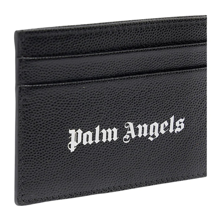 PALM ANGELS LOGO CARD HOLDER - BLACK