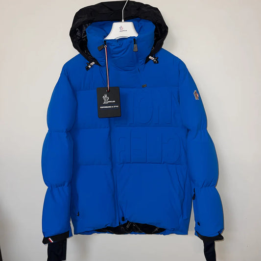 MONCLER GRENOBLE ARVIER DOWN PUFFER JACKET - BLUE
