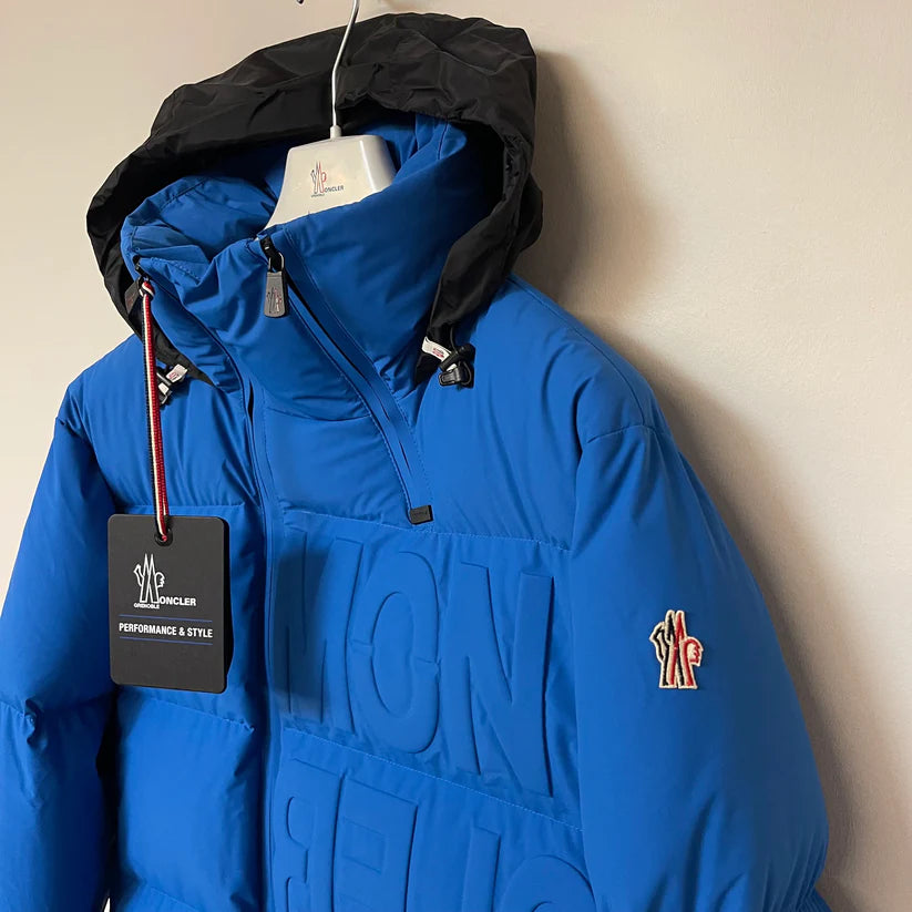 MONCLER GRENOBLE ARVIER DOWN PUFFER JACKET - BLUE
