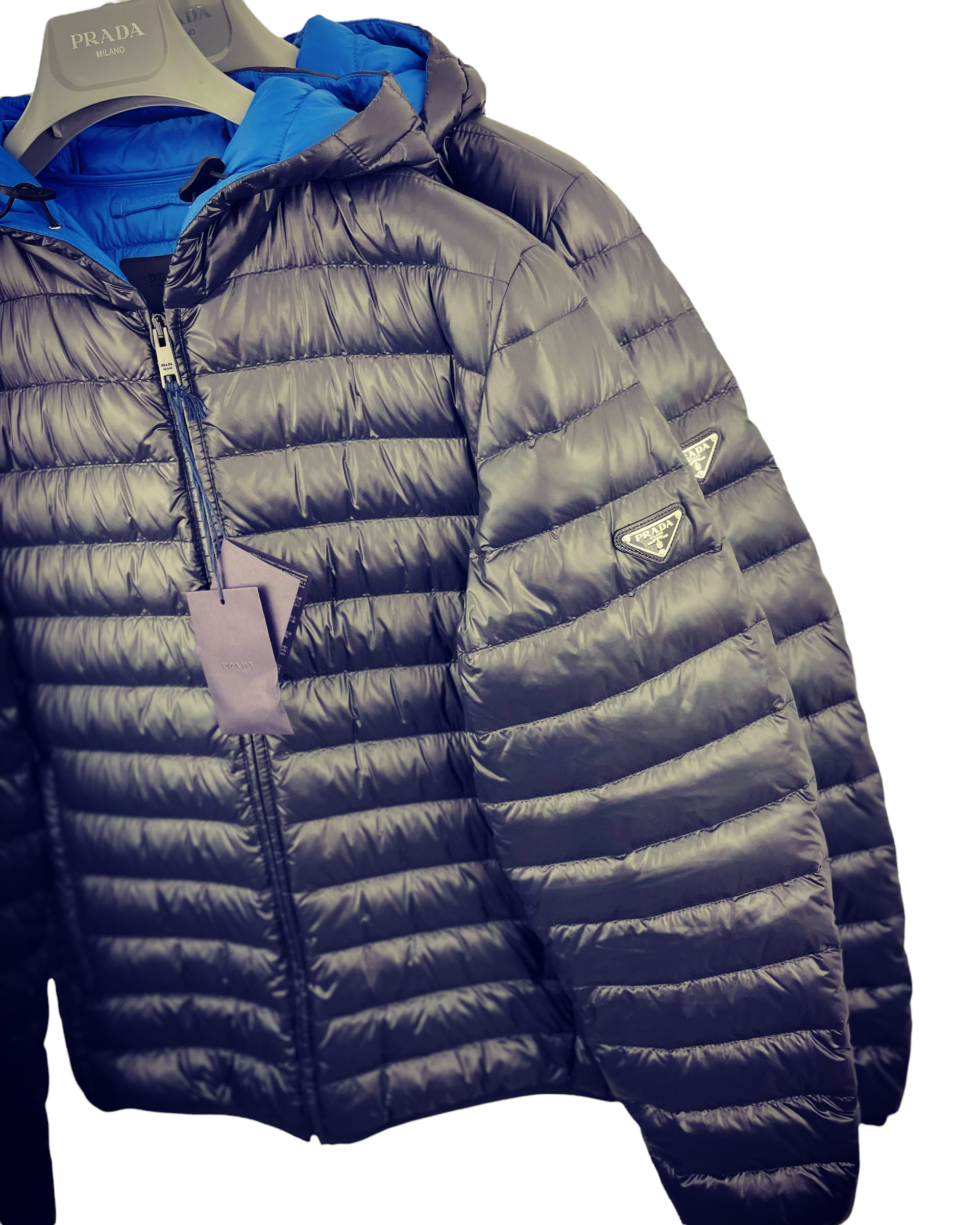 Prada lightweight puffer jacket hotsell
