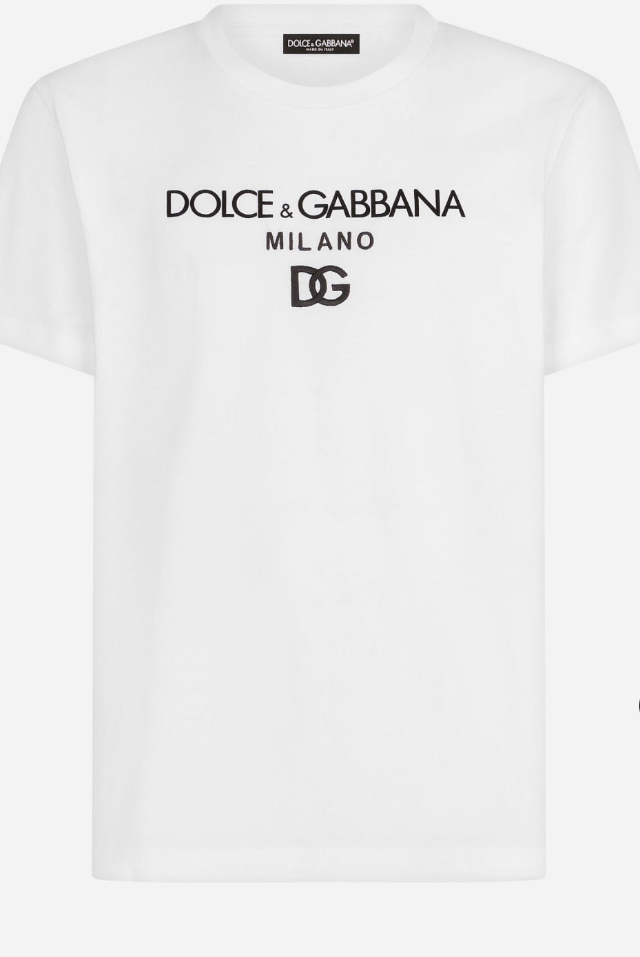 DOLCE & GABBANA MILANO DG LOGO TSHIRT - WHITE