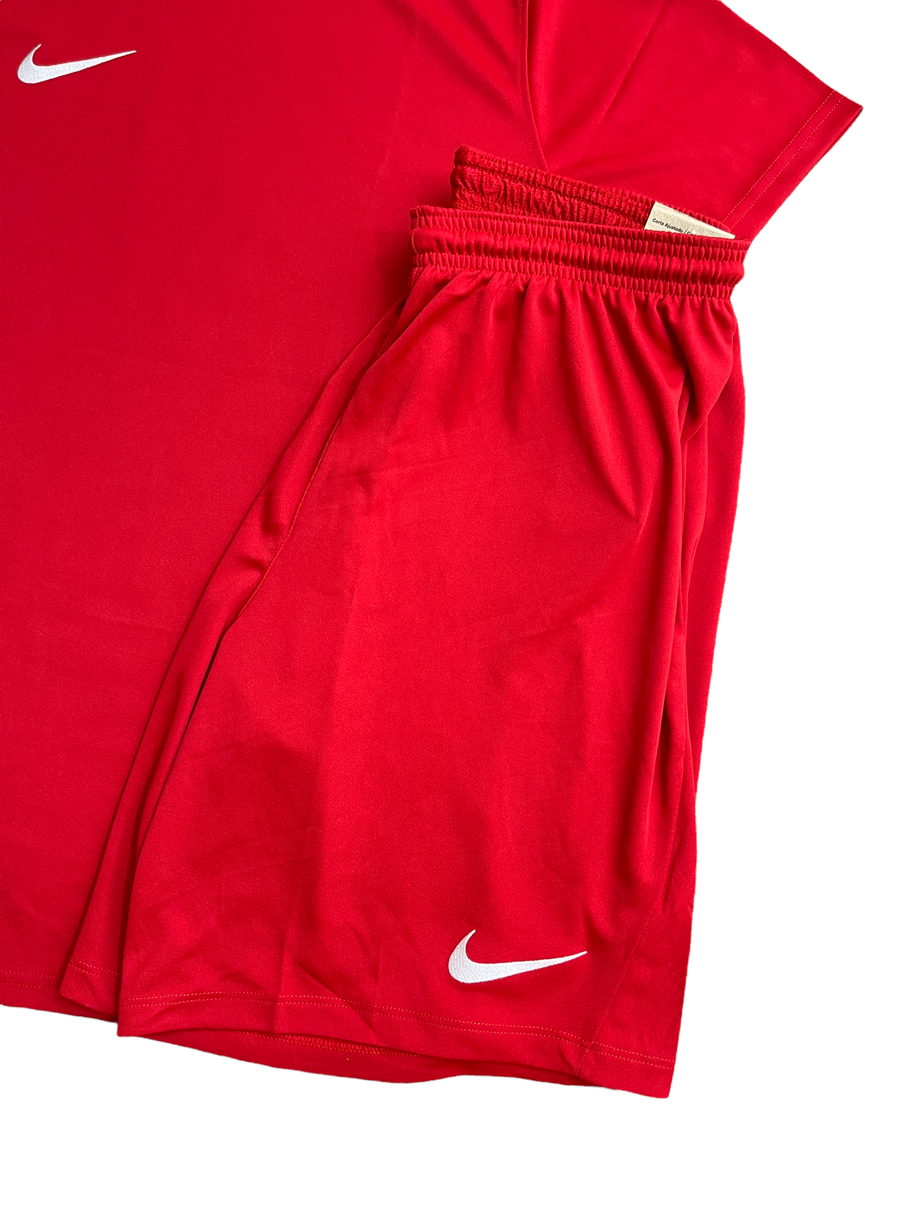Solid red 2025 nike shorts