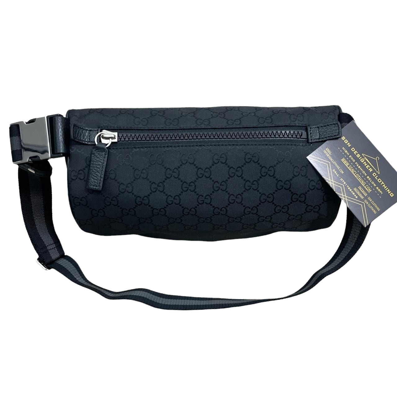 GUCCI Belt-bags Men, GG Supreme belt bag Black