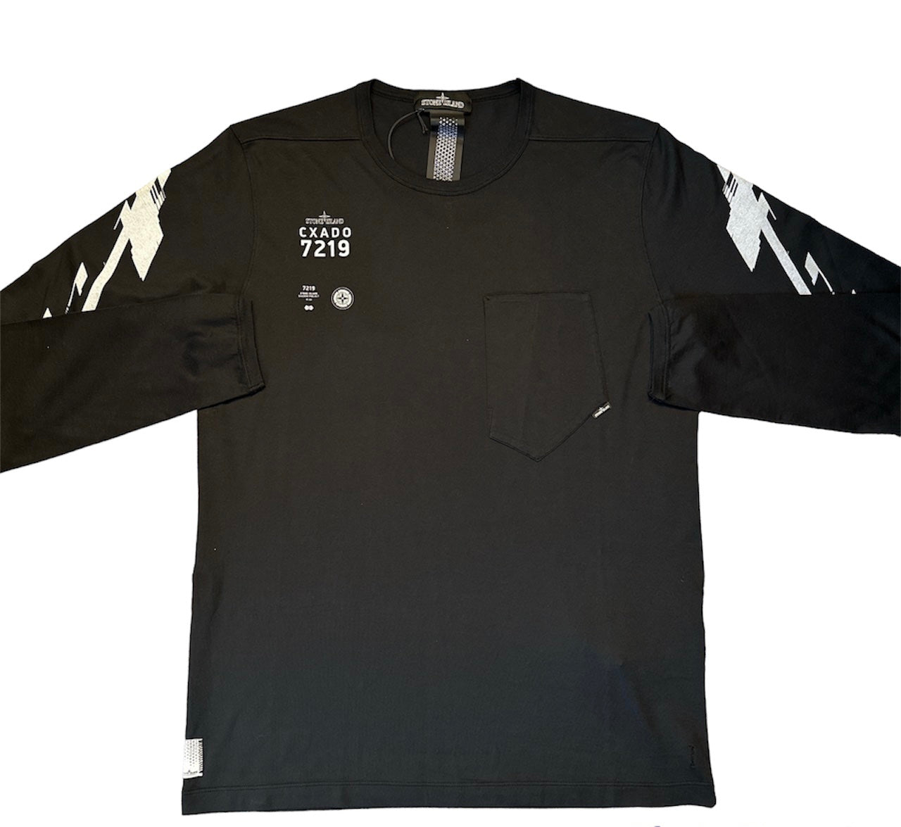 STONE ISLAND SHADOW PROJECT LONGSLEEVE TSHIRT - BLACK