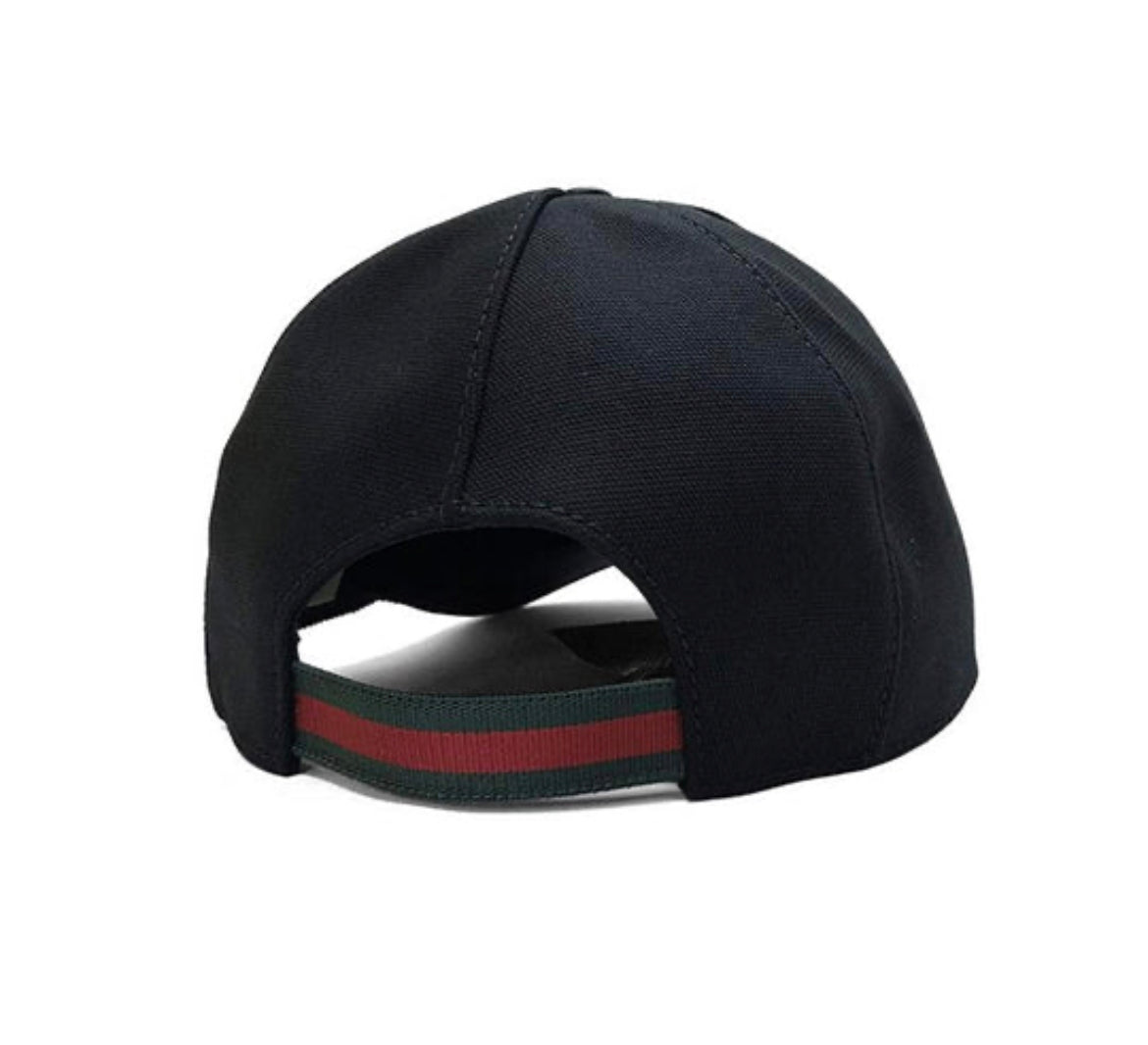 GUCCI GG COTTON BASEBALL CAP - BLACK – SGN CLOTHING